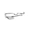 Jackson Safety Safety Glasses, Anti-Fog, Clear Lens, Gunmetal Frame, Frameless 50026 - alternate 4